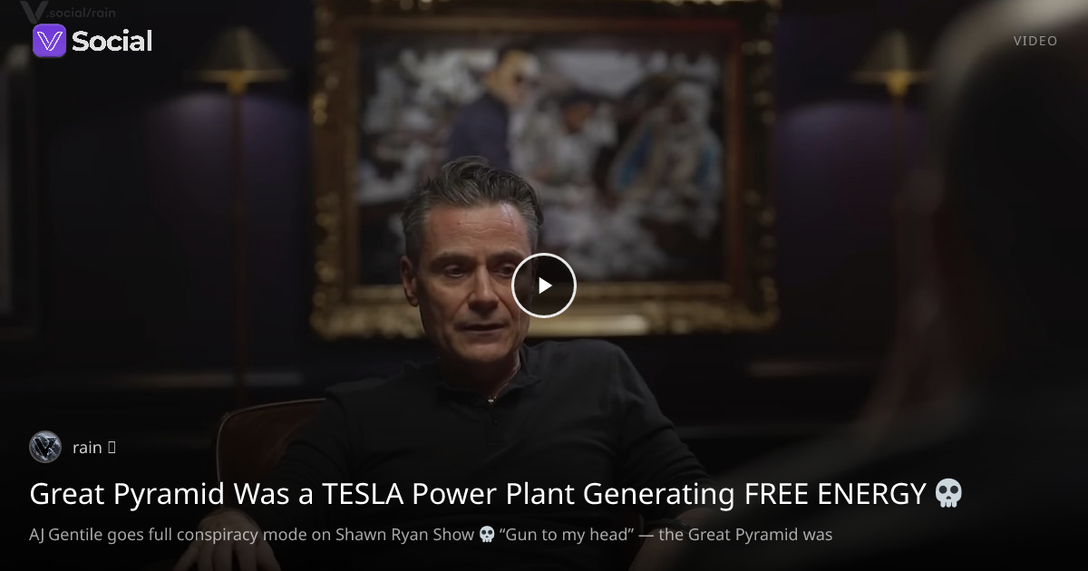 Great Pyramid Was a TESLA Power Plant Generating FREE ENERGY 💀